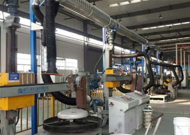 Grinding Dust Internal Suction Fume Extraction Arms PVC Material Stainless Steel Support
