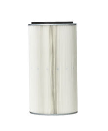 Industrial Pleated Polyester Filter Element Cartridge For Dust Collector  Above MERV 15 Level