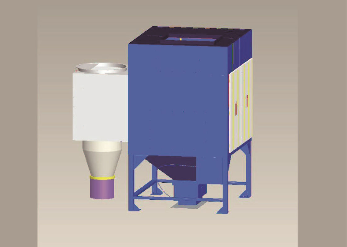 Separated Large Fume Removal System , Air Flow Industrial Dust Extractor