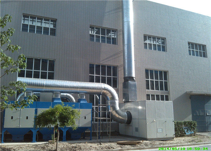 132KW Fan Central Dust Collector 960m2 Filtering Area Steel Housing