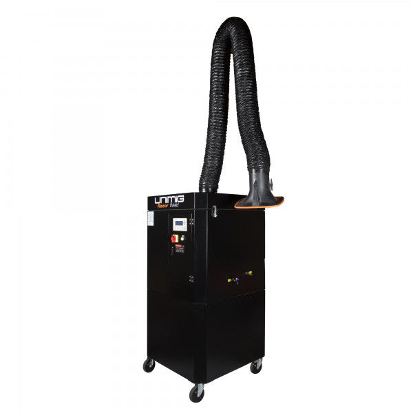DN160 3M Length Arm Full Auto Cleaning Mobile Fume Extractor Polyester Filter Welding Smoke Purifier
