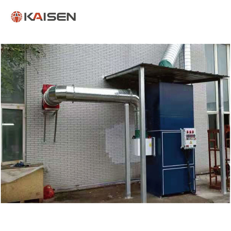 5.5KW Fume Extractor Automobile Damper Processing 60㎡ Filter Area
