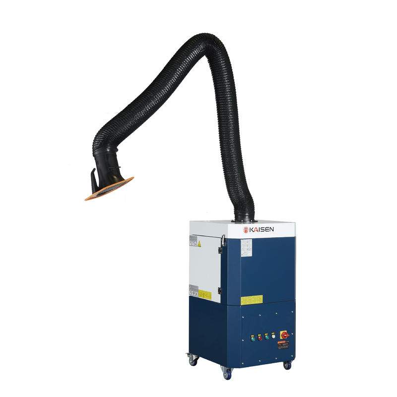 Intelligent Mobile Fume Extractor 1.5KW Power 220v With 650 X 650 X 1200mm KSJ-1.5B