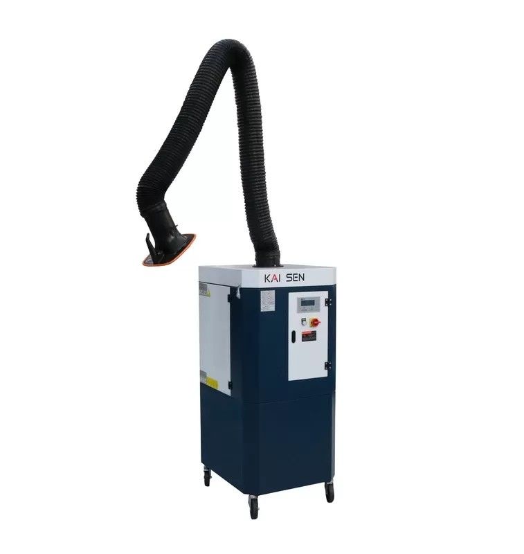 PLC Controlled Mobile Fume Extractor 1.5KW 1500m³/H Air Flow Corrosion Resistant