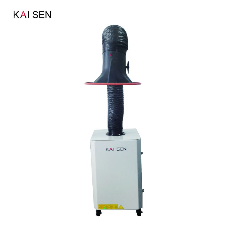 KSJ-0.7S Industrial Fume Extractor Single Arm Mobile Welding Dust Collector With CE