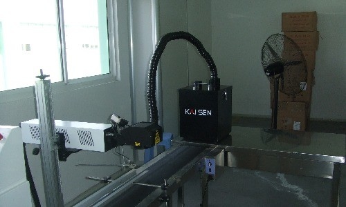 Laser Marking Soldering Fume Extraction With CE &amp; RoHS Certification And 1.2m Arm