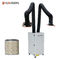 Double Arms Industrial Fume Extractor Air Filtration System With HEPA Filter Cartridge