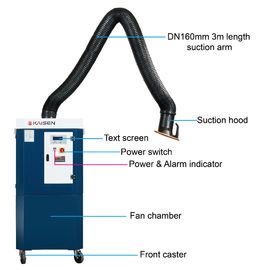 3 M Length Suction Arm Portable Dust Extractor Large Air Flow Text Screen Operation